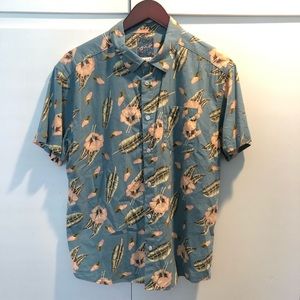 RVCA Floral Short Sleeve Shirt